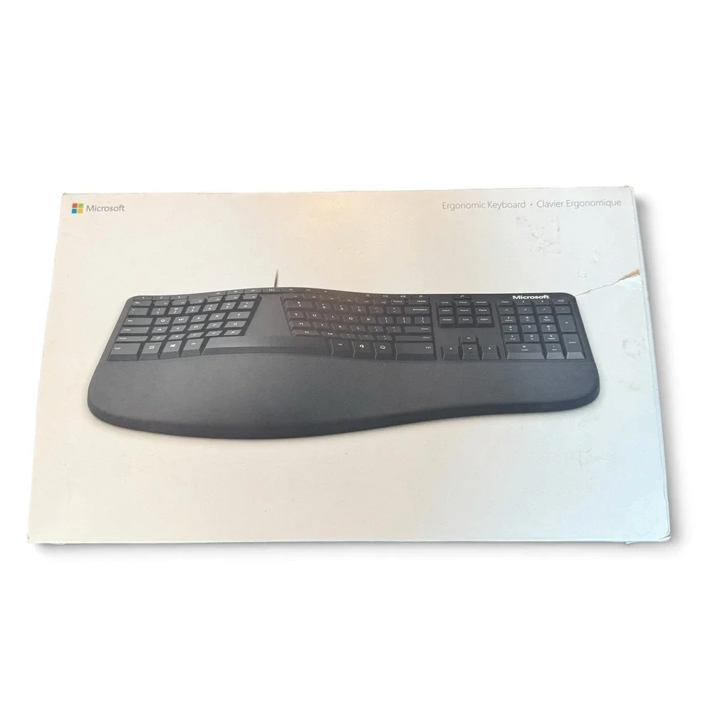 Microsoft Ergonomic Desktop Keyboard Model 1878 Please Read Open Box